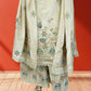 Off White Shimmer Tissue Garara Suit with Long Shirt & Heavy Dupatta | Gotta Patti Work | S–L Sizes - Bebo N Lolo