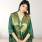 Gazi Silk Kaftan with Pant | Baati Print | Green & Purple Available | XL–XXL Sizes - Bebo N Lolo