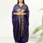 Gazi Silk Kaftan with Pant | Baati Print | Green & Purple Available | XL–XXL Sizes - Bebo N Lolo