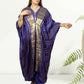 Gazi Silk Kaftan with Pant | Baati Print | Green & Purple Available | XL–XXL Sizes - Bebo N Lolo