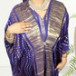 Gazi Silk Kaftan with Pant | Baati Print | Green & Purple Available | XL–XXL Sizes - Bebo N Lolo