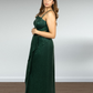 Bottle Green Pure Gorget Indo-Western Gown with Cape | Sequence & Cut Dana Work | Sizes XS–4XL - Bebo N Lolo