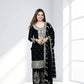 Black Chinnon Garara Suit with Heavy Dupatta | Sequence & Pearl Work | Sizes M–XL - Bebo N Lolo