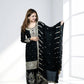 Black Chinnon Garara Suit with Heavy Dupatta | Sequence & Pearl Work | Sizes M–XL - Bebo N Lolo