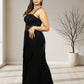 Black Pure Georgette Indo-Western Gown with Cape | Sequence & Cut Dana Work | XS–4XL sizes - Bebo N Lolo