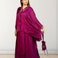 Royal Satin Short Kurta with Dhoti Skirt | Cut Dana, Sequence & Crystal Work | Indo-Western - Bebo N Lolo