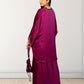 Royal Satin Short Kurta with Dhoti Skirt | Cut Dana, Sequence & Crystal Work | Indo-Western - Bebo N Lolo