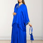 Royal Satin Short Kurta with Dhoti Skirt | Cut Dana, Sequence & Crystal Work | Indo-Western - Bebo N Lolo