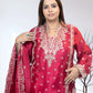 Magenta Chinon Silk Long Shirt with Plazo & Heavy Dupatta - Bebo N Lolo