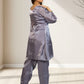 Jimmi Choo A-Line Cord Set with Pant | Lace Detailing | Available in Lilac & Copper - Bebo N Lolo