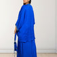Royal Satin Short Kurta with Dhoti Skirt | Cut Dana, Sequence & Crystal Work | Indo-Western - Bebo N Lolo