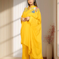 Mustard Chinon Choga with Plazo | Embroidery & Cut Dana Work | Sizes L–XXL - Bebo N Lolo