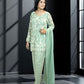 Pista Green Pure Gorjit Handwork Suit with Embroidered Pants | Sizes S–L - Bebo N Lolo