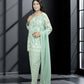 Pista Green Pure Gorjit Handwork Suit with Embroidered Pants | Sizes S–L - Bebo N Lolo