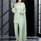 Pista Green Pure Gorjit Handwork Suit with Embroidered Pants | Sizes S–L - Bebo N Lolo